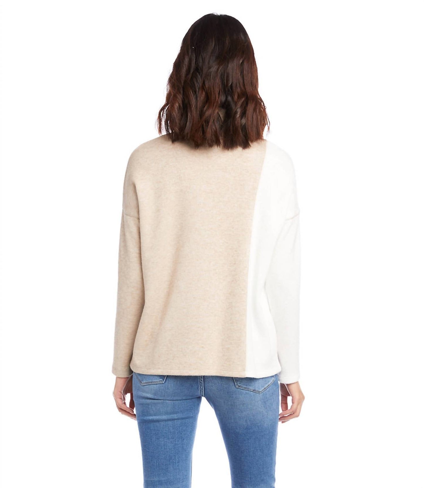 Karen Kane - Colorblock Turtleneck Top