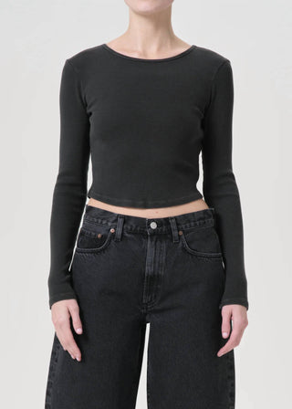 Agolde - Camiseta de manga comprida Nova