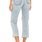 Hudson - Remi High Rise Straight Cropped Jean
