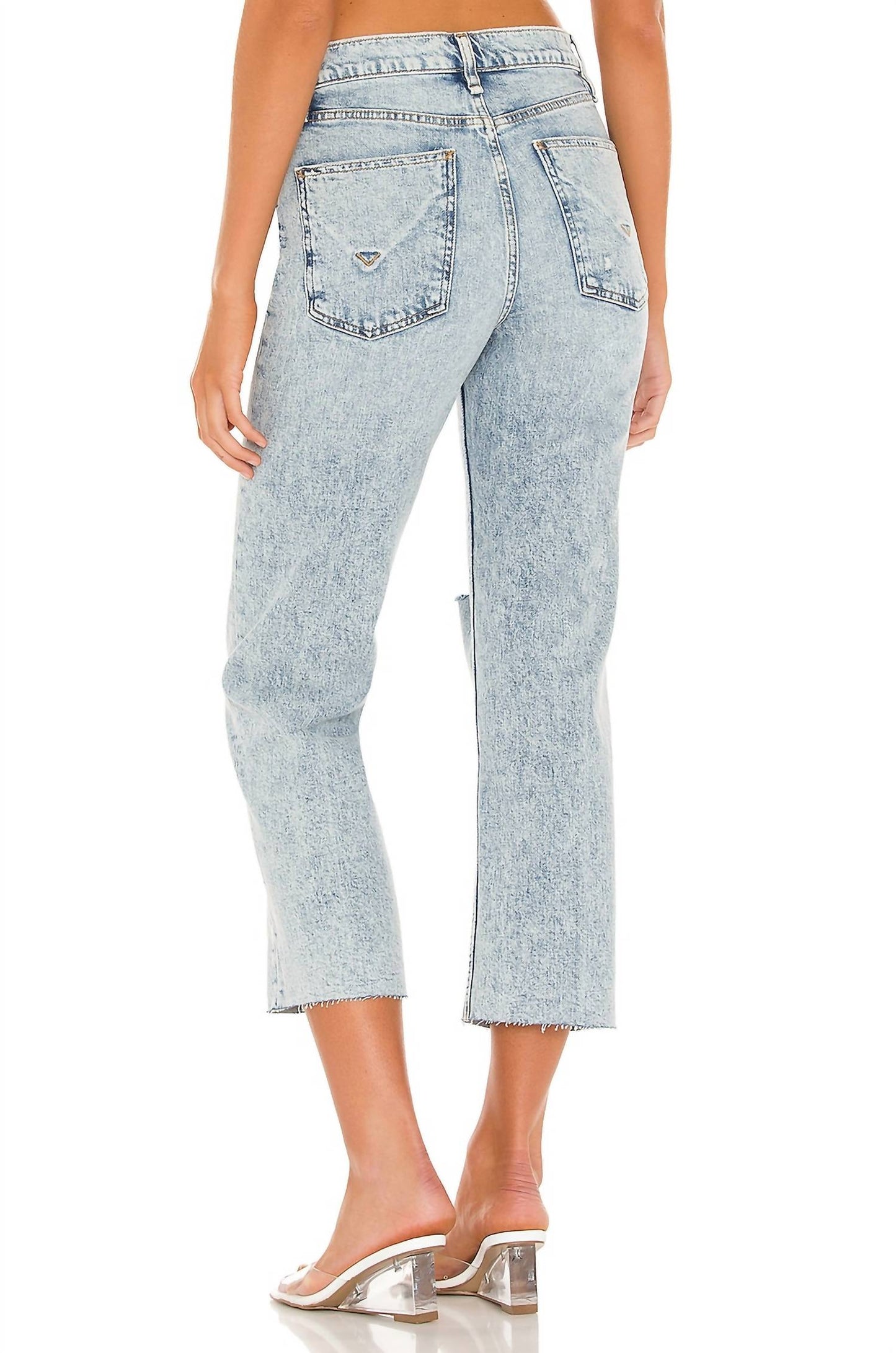 Hudson - Remi High Rise Straight Cropped Jean