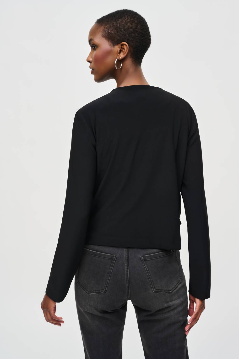 Joseph Ribkoff - Silky Knit Leatherette Jacket