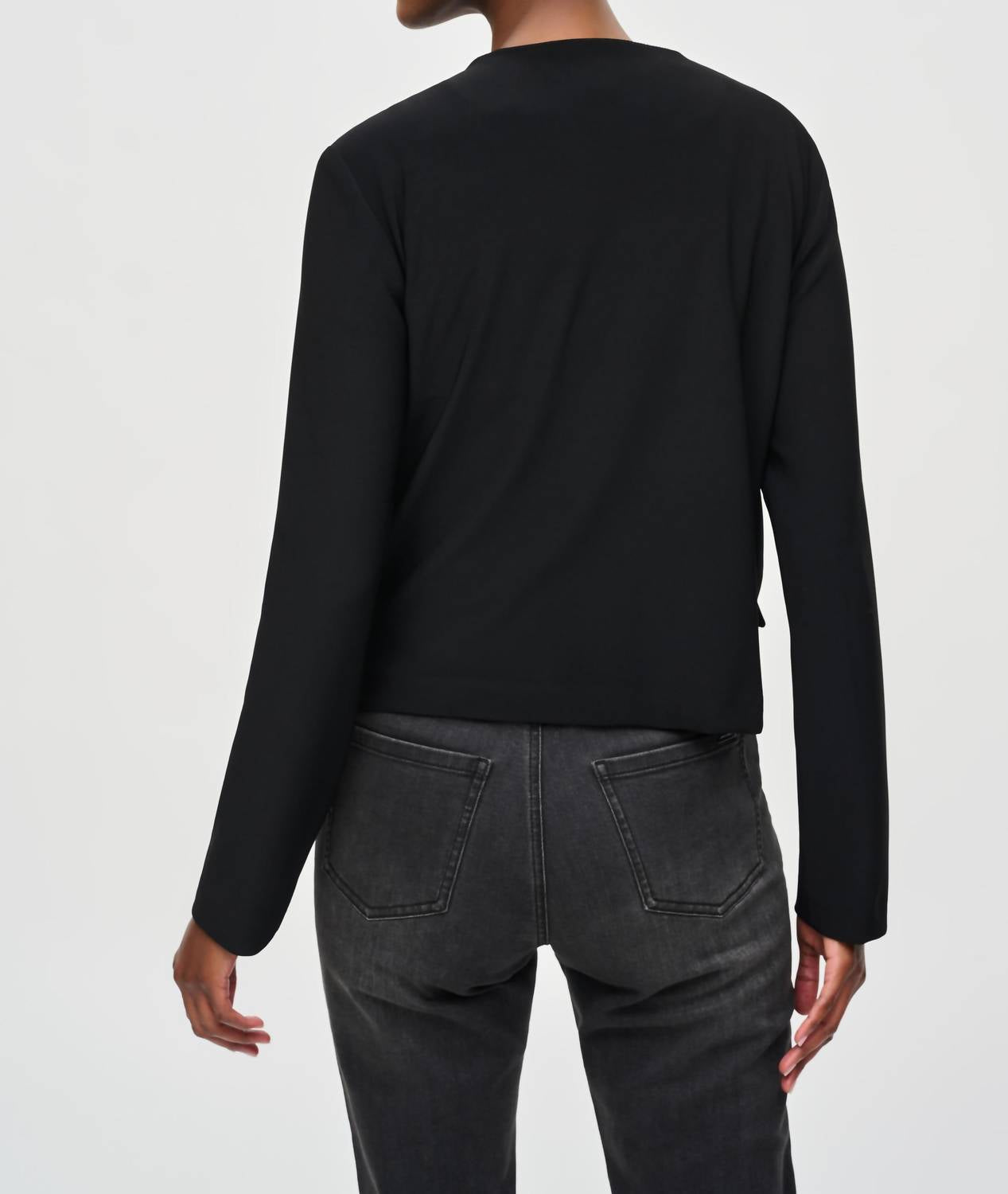 Joseph Ribkoff - Silky Knit Leatherette Jacket