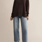 Z Supply - Sable Luxe Rib Mock Neck Sweatshirt