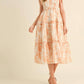&Merci - Sunset Floral Midi Dress