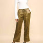 Pinch - Go To Glam Satin Straight Pants