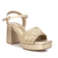 Xti - WOMEN'S HEELED PLATFORM SANDALS
