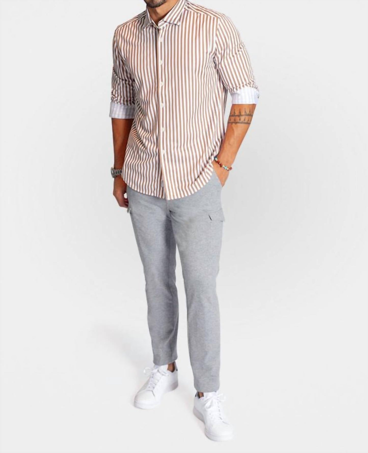 Buki - The Go Big Stripe Long Sleeve Tech Shirt