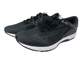 Tênis de corrida Mizuno Wave Sonic feminino, preto/iron gate/prateado, tamanho 6 B(M) EUA