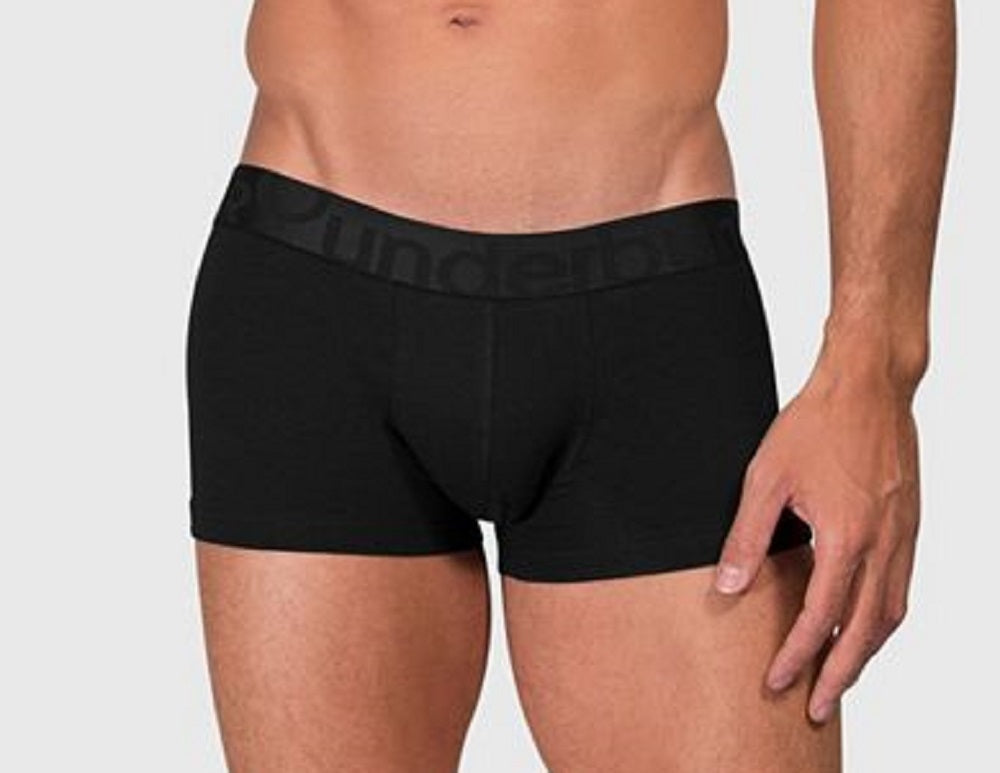 Calção de banho básico masculino Rounderbum, preto, tamanho grande