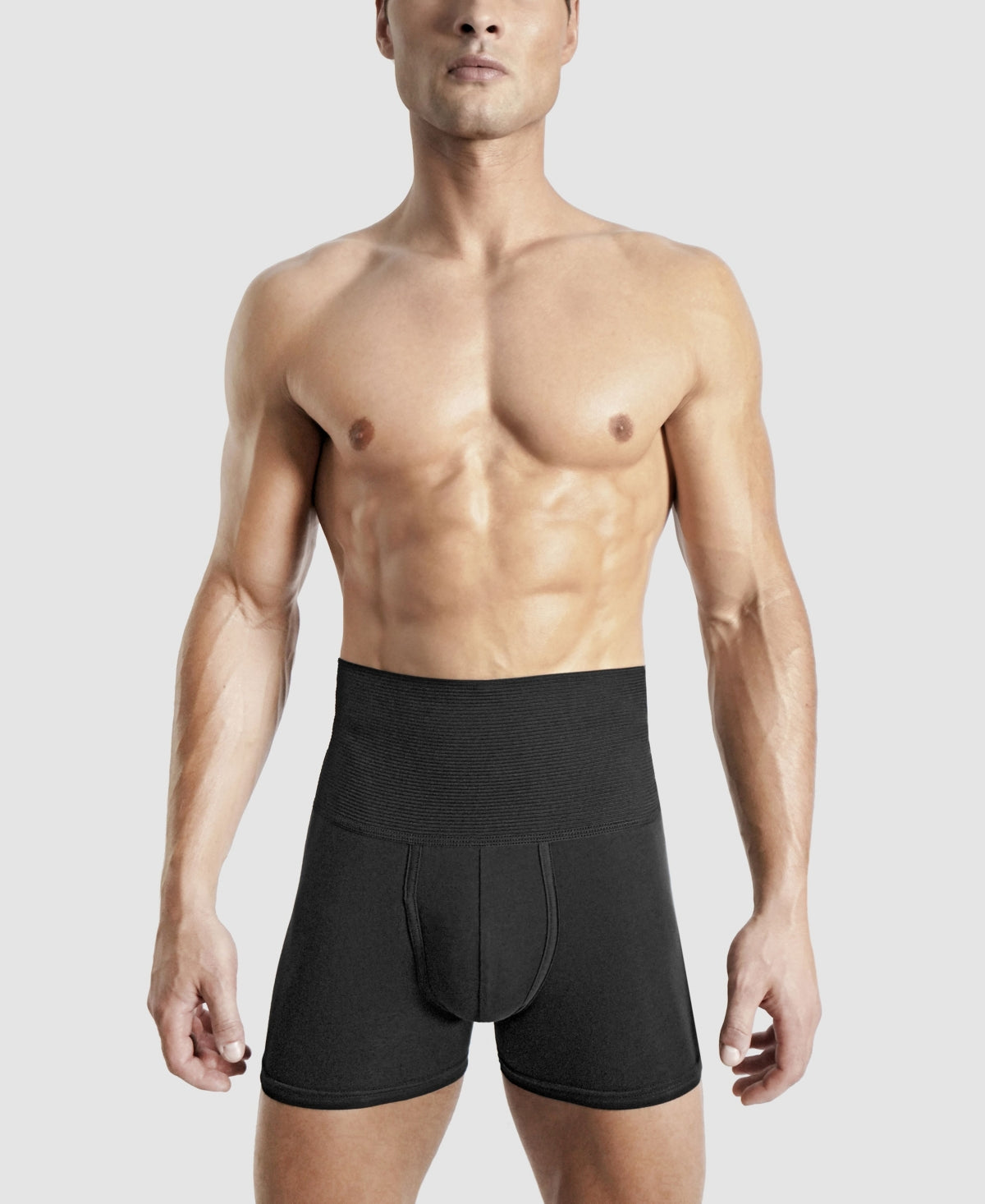 Cueca Boxer Masculina Rounderbum Slim Fit Preta Tamanho Grande