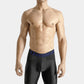 Cueca boxer acolchoada masculina Rounderbum para treino, preta, tamanho grande