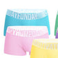 Pacote com 5 Cuecas Rounderbum Sweet Days Lift Masculinas Azul Tamanho M