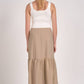 Elan - Maxi Tank Mixed Media Dress