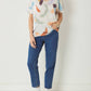 Entro - Brushstroke V-neck Top