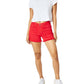 Judy Blue - MID RISE GARMENT DYED FRAY HEM SHORTS