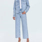 Pistola - Thea Shrunken Denim Shacket