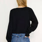Good American - Cozy Deep V-neck Sweater