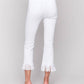 Charlie B - Cropped Jeans With Fringed Hem