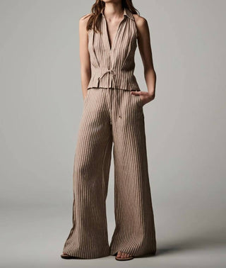 Hevron - Wide-leg Capri Pants