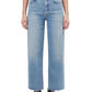 Agolde - Women's Ren Wide Leg Cut Hem Jeans