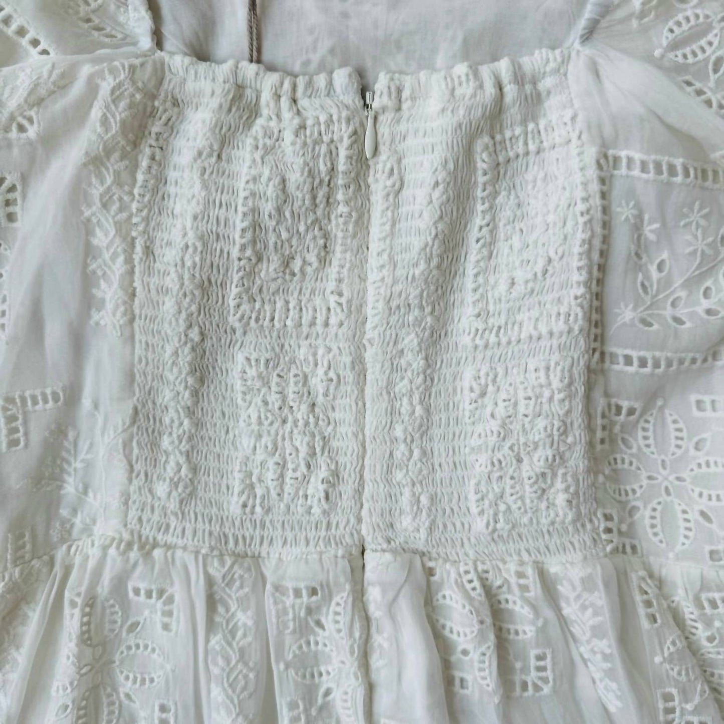 Johnny Was - Love Ella Eyelet Embroidered Mini Dress