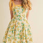 &Merci - Floral Pleated And Flare Romper