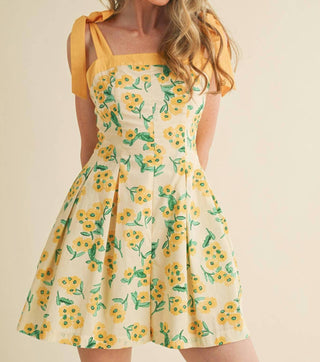 &amp;Merci - Macacão Floral Plissado e Flare