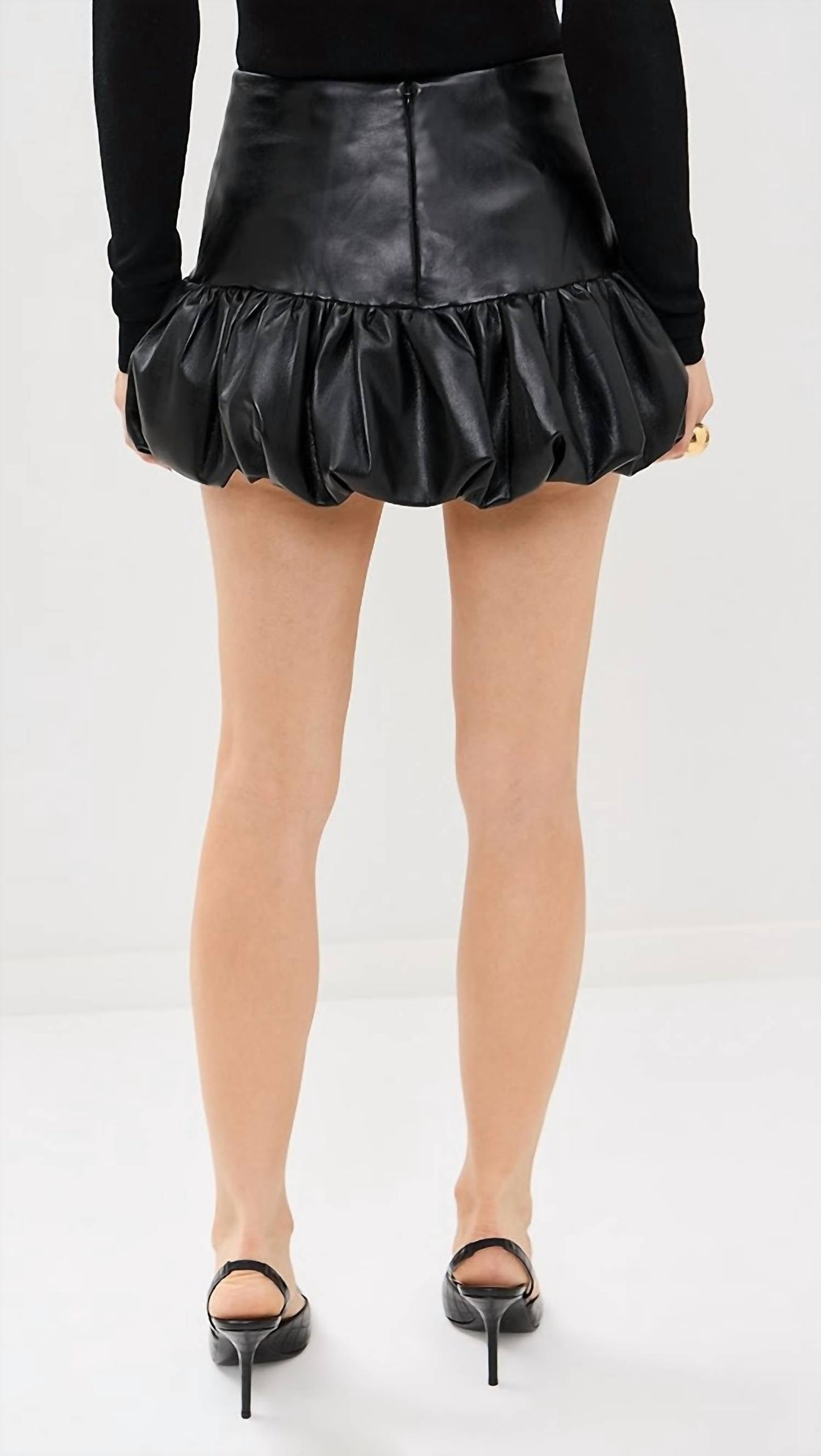 Amanda Uprichard - Bonaire Faux Leather Skort