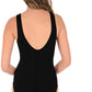 Maiô feminino Miraclesuit Illusionists Palma Mesh Allover Slimming One Piece, preto, tamanho 14