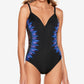 Maiô feminino Miraclesuit Tramonto Belle Temptation, preto, tamanho 14