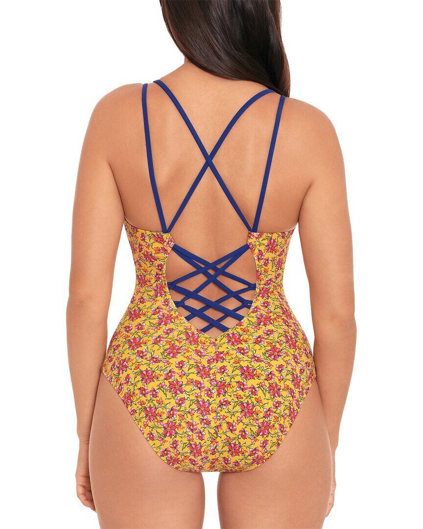 Maiô Skinny Dippers Isabelle Suga Babe Feminino Marrom Tamanho Pequeno