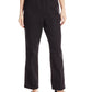 Calça feminina Kontoor Brands Comfort Collection Scooter com cós elástico, preta, tamanho 10
