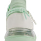 Tênis DKNY Tokyo com cadarço e zíper, feminino, verde, tamanho 9