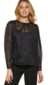 dkny-womens-metallic-long-sleeve-blouse-black-size-large