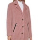 Casaco Teddy Feminino DKNY Rosa Tamanho Pequeno Pequeno