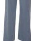 Calça de marinheiro feminina DKNY cintura alta perna larga com botões na frente azul tamanho 18