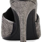 Sandália feminina DKNY Bronx Slip On Mule Cinza Tamanho 7,5