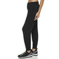 Calça jogger feminina DKNY com strass, preta, tamanho médio