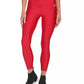 Leggings femininas DKNY High Shine 7/8 vermelhas tamanho X-G