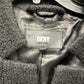 Casaco Dkny Feminino Boucle Walker com abotoamento simples, preto, tamanho XL