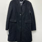 Casaco Dkny Feminino Boucle Walker com abotoamento simples, preto, tamanho XL