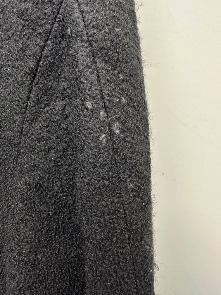 Casaco Dkny Feminino Boucle Walker com abotoamento simples, preto, tamanho XL