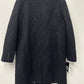 Casaco Dkny Feminino Boucle Walker com abotoamento simples, preto, tamanho XL