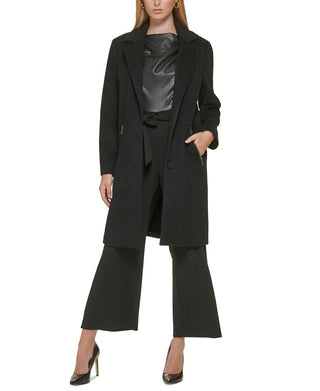 DKNY Women's Walker Coat Black Size Medium