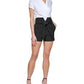 Shorts DKNY Feminino Cintura Amarrada Preto Tamanho 6