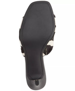 Sandálias DKNY Bronx com salto agulha e salto agulha, tamanho 9,5, pretas