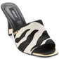 Sandálias DKNY Bronx com salto agulha e salto agulha, tamanho 9,5, pretas