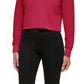 Suéter curto feminino DKNY vermelho tamanho médio