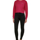 Suéter curto feminino DKNY vermelho tamanho médio
