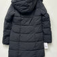 Casaco feminino com capuz DKNY, preto, tamanho XS